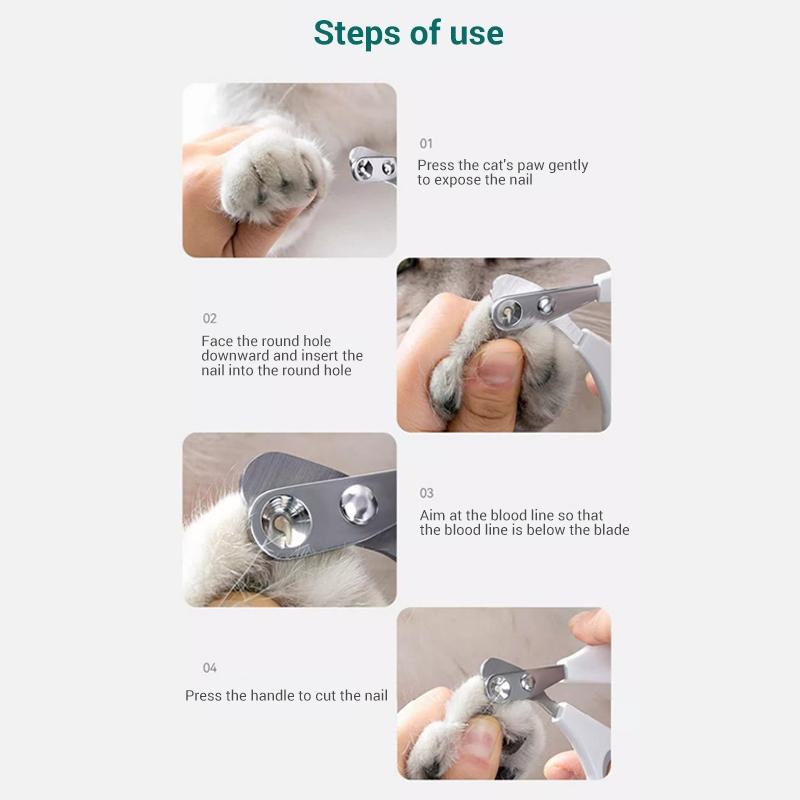 PetClear Pet Nail Clipper for Cats and Dogs