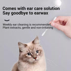 PetClear Pet Ear Cleaning Cotton Swabs for Cats and Dogs