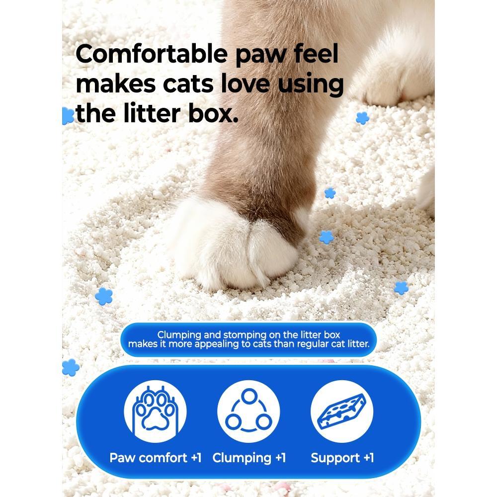 PetClear Cassava Cat Litter 5KG - Low Dust Deodorizing Formula