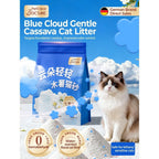 PetClear Cassava Cat Litter 5KG - Low Dust Deodorizing Formula