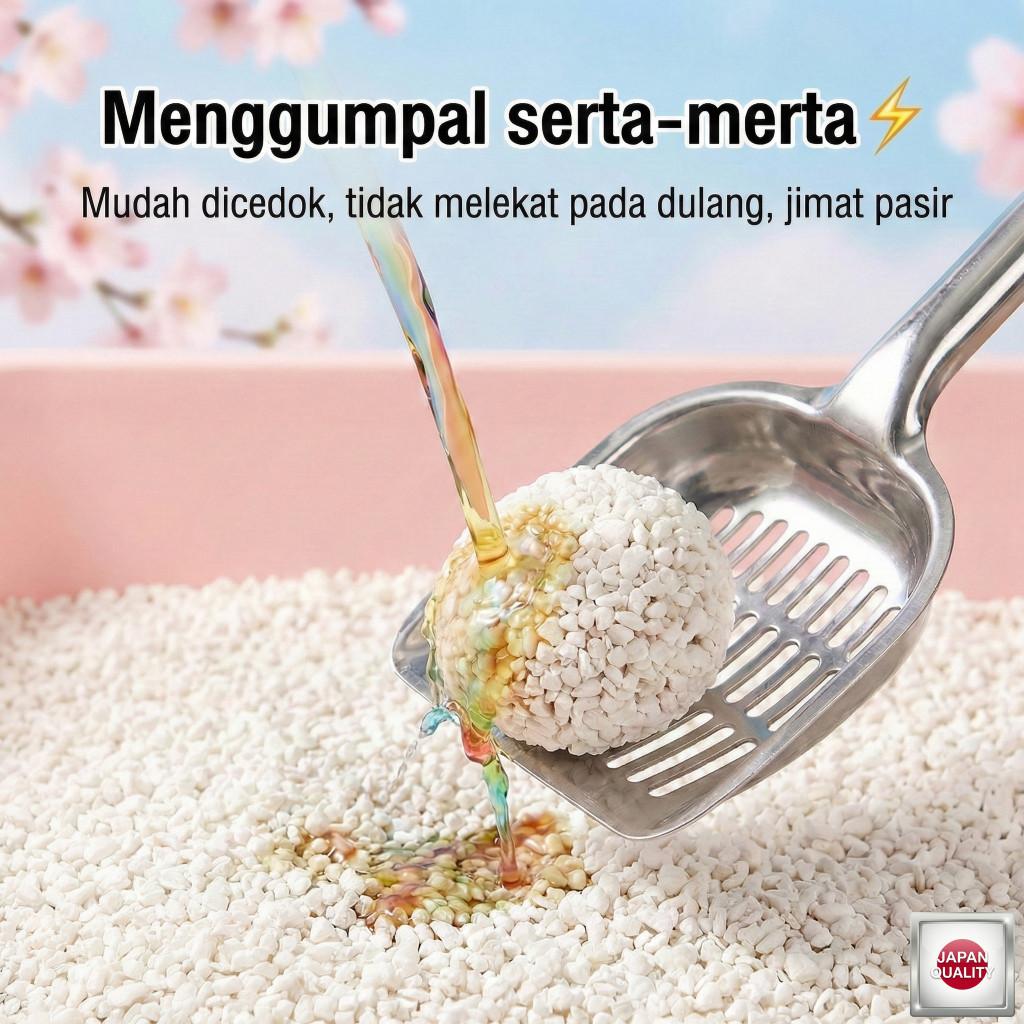 PetClear Cassava Cat Litter 2KG - Low Dust Deodorizing Formula