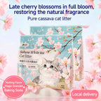 PetClear Cassava Cat Litter 2KG - Low Dust Deodorizing Formula