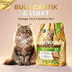 Petclear Cat Food 500g– High Protein (23%-26%) cat kibble ocean fish chicken