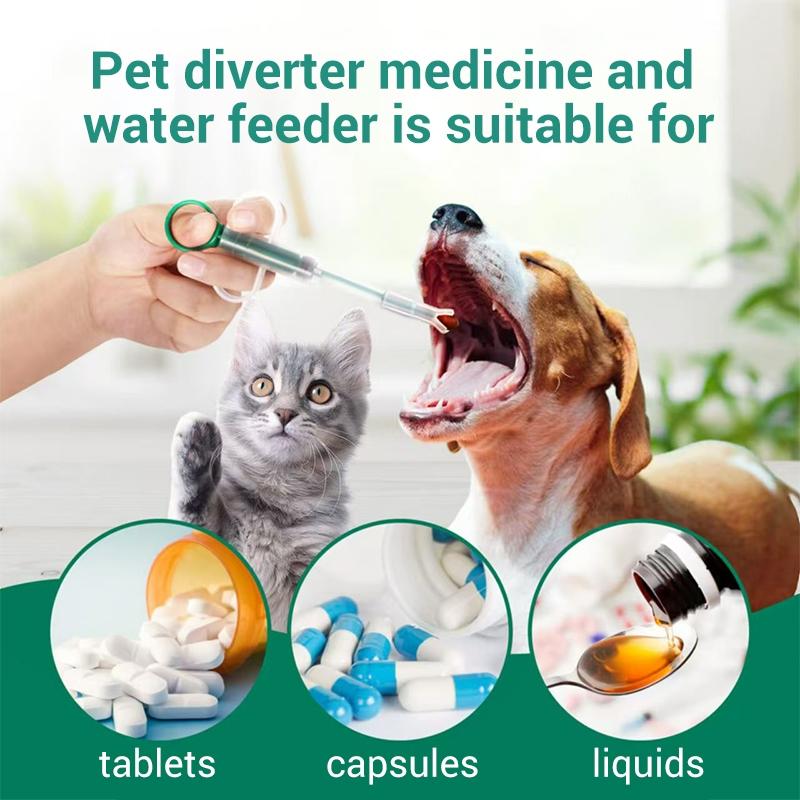 PetClear Silicone Pet Medicine Feeder for Cats and Dogs