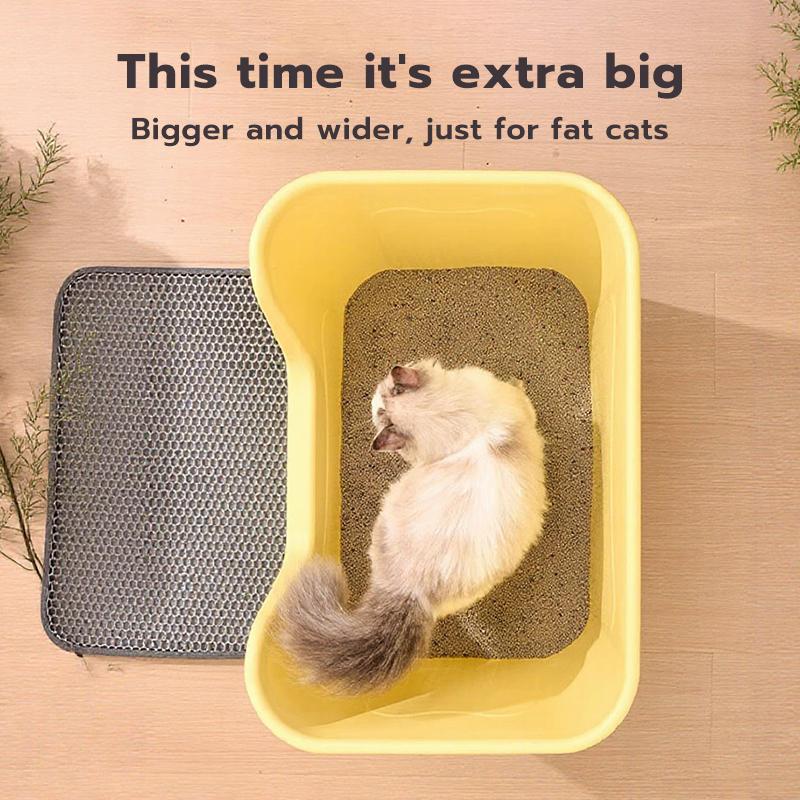 PetClear Extra Large Semi-Enclosed Cat Litter Box