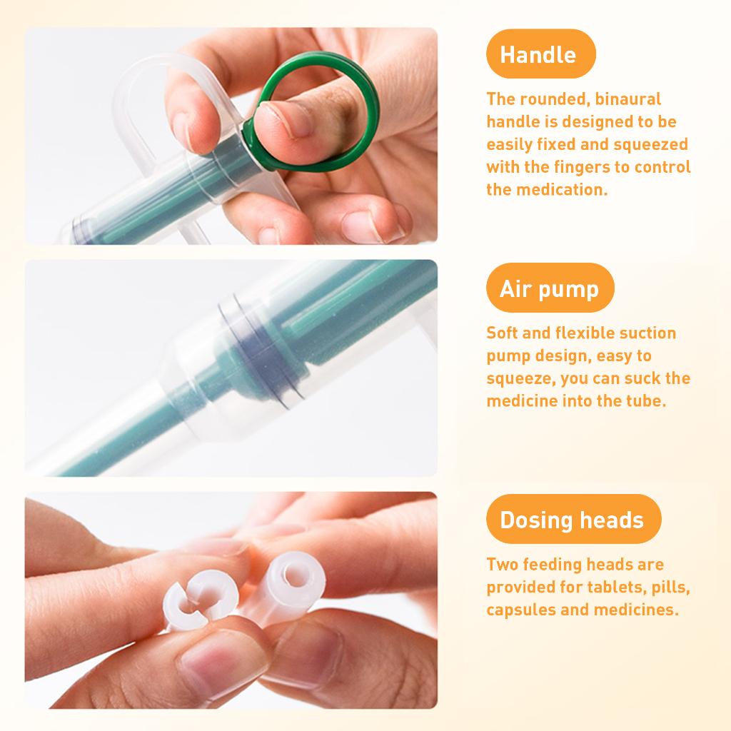 PetClear Silicone Pet Medicine Feeder for Cats and Dogs