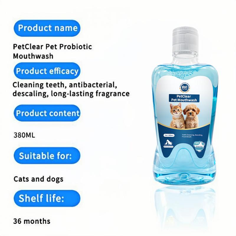 PetClear Pet Mouthwash for Cats and Dogs - Breath Freshener