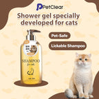 PetClear Pet Shampoo and Bathing Gel for Cats and Dogs
