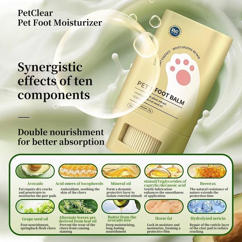 PetClear Pet Paw Moisturizer for Cats and Dogs