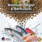 Petclear Cat Food 500g– High Protein (23%-26%) cat kibble ocean fish chicken