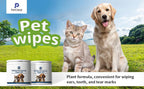 PetClear Pet Wipes 50 Pieces for Cats and Dogs