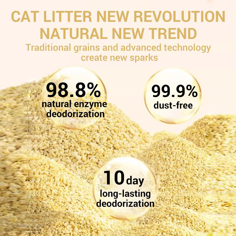 PetClear Tofu Cat Litter 6L - Low Dust Deodorizing Formula