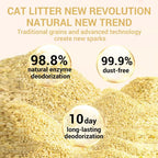 PetClear Tofu Cat Litter 6L - Low Dust Deodorizing Formula