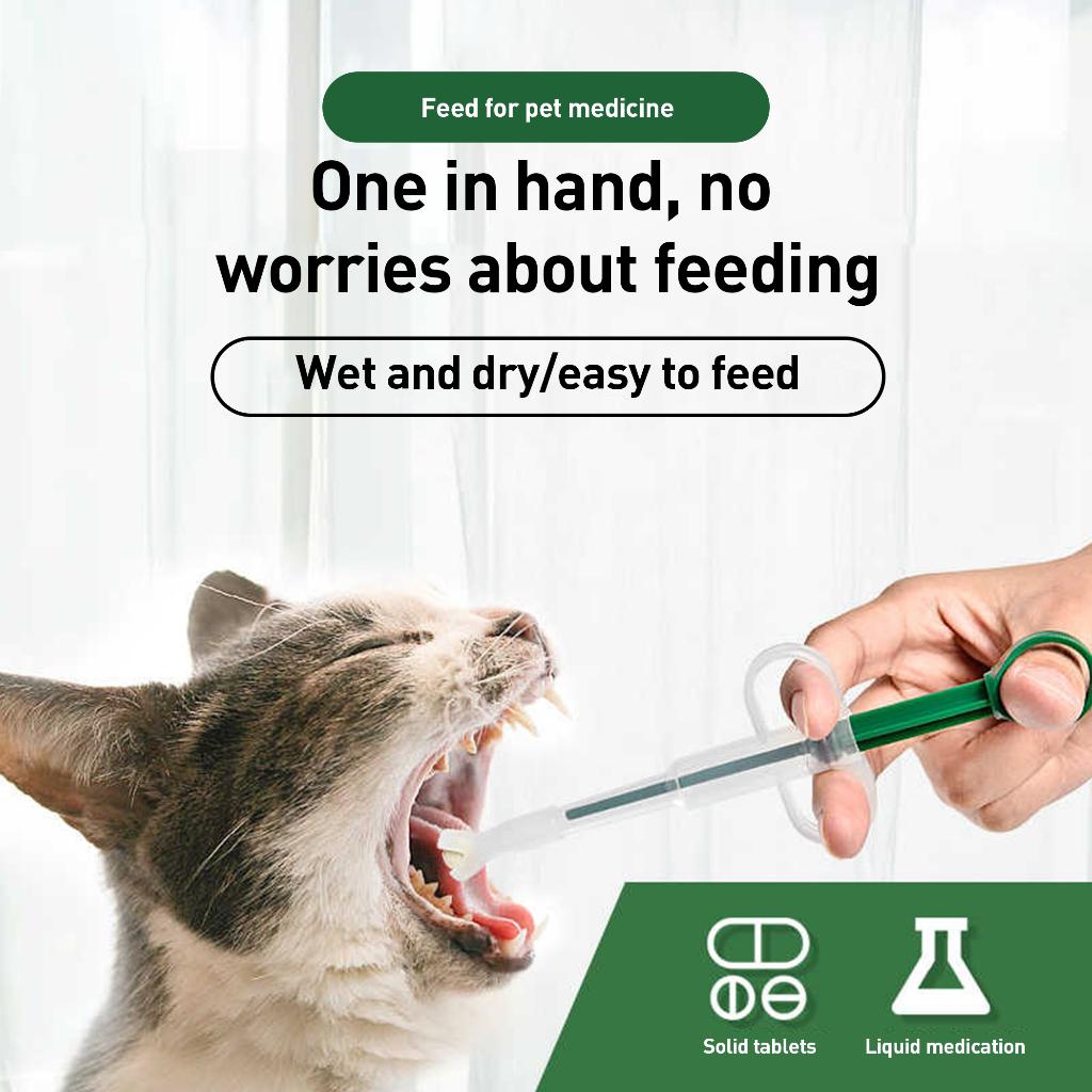 PetClear Silicone Pet Medicine Feeder for Cats and Dogs