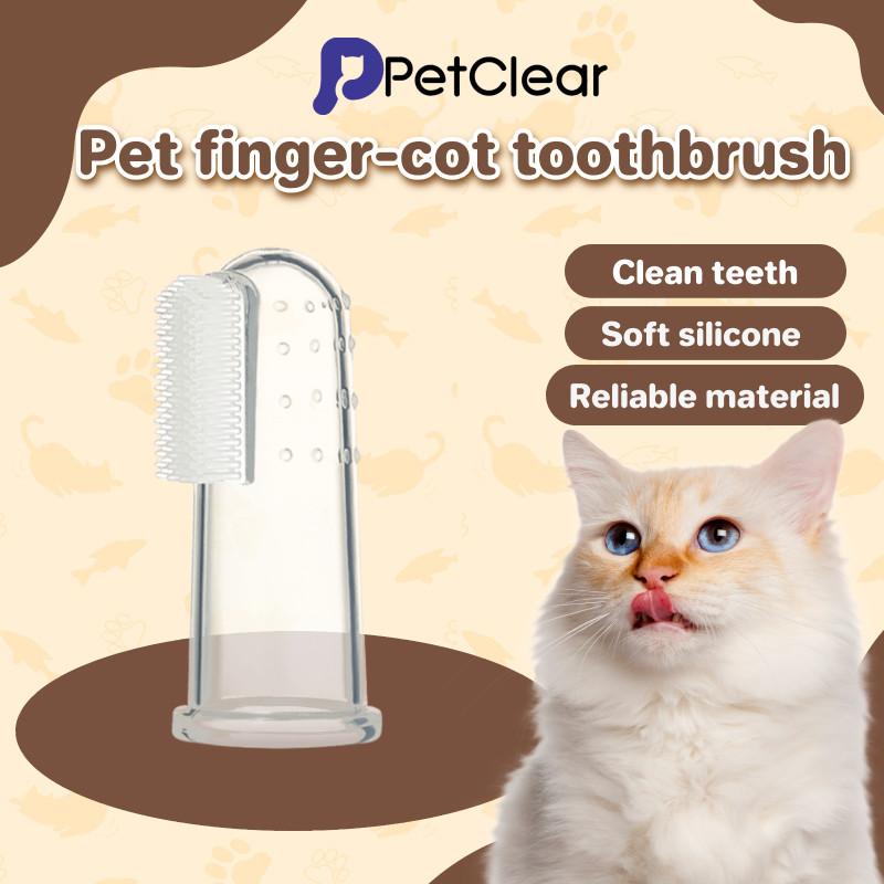 PetClear Pet Finger Toothbrush and Toothpaste Set