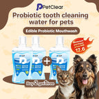 PetClear Pet Mouthwash for Cats and Dogs - Breath Freshener