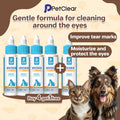 PetClear Pet Eye Drops for Cats and Dogs - Tear Stain Care