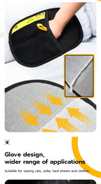 PetClear Pet Hair Remover Glove and Cleaning Brush Set