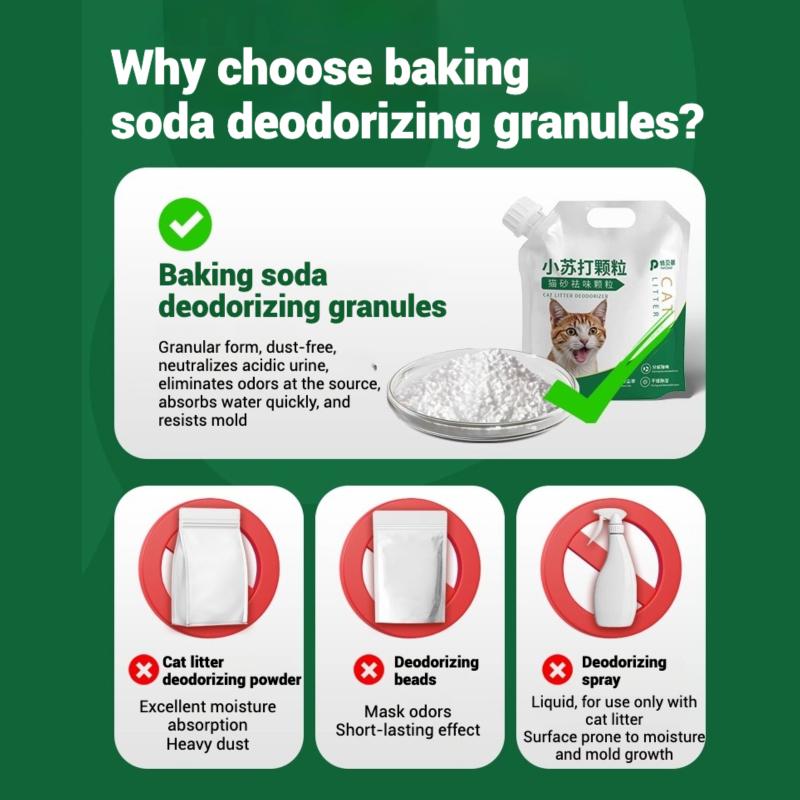 PetClear Baking Soda Cat Litter Deodorizer 500g