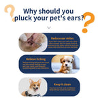 PetClear Ear Hair Removal Powder 30g for Cats and Dogs
