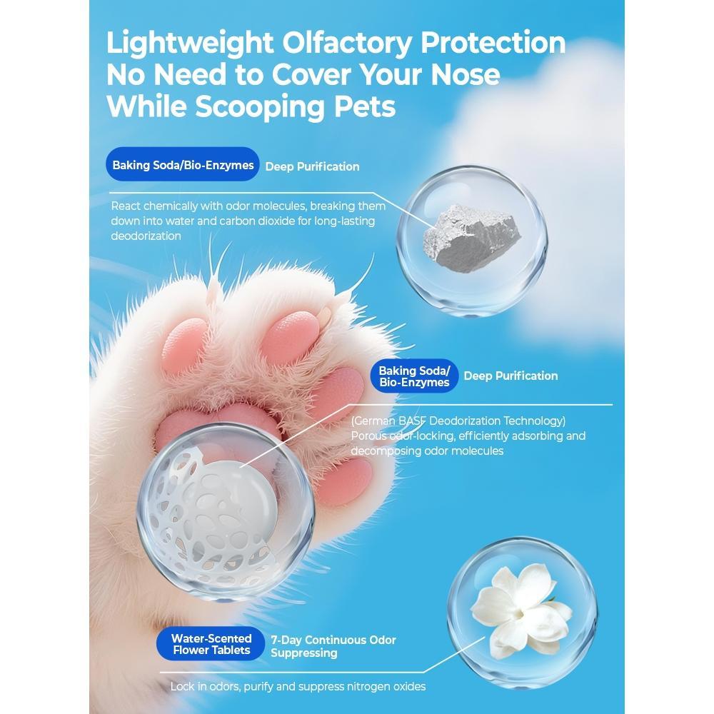 PetClear Cassava Cat Litter 5KG - Low Dust Deodorizing Formula
