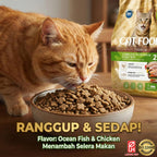 Petclear Cat Food 500g– High Protein (23%-26%) cat kibble ocean fish chicken