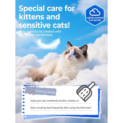 PetClear Cassava Cat Litter 5KG - Low Dust Deodorizing Formula