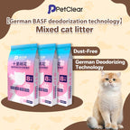 PetClear Tofu Cat Litter 2kg - Low Dust Deodorizing Formula
