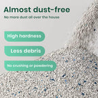 PetClear Cassava Cat Litter 1.25KG - Low Dust Deodorizing Formula