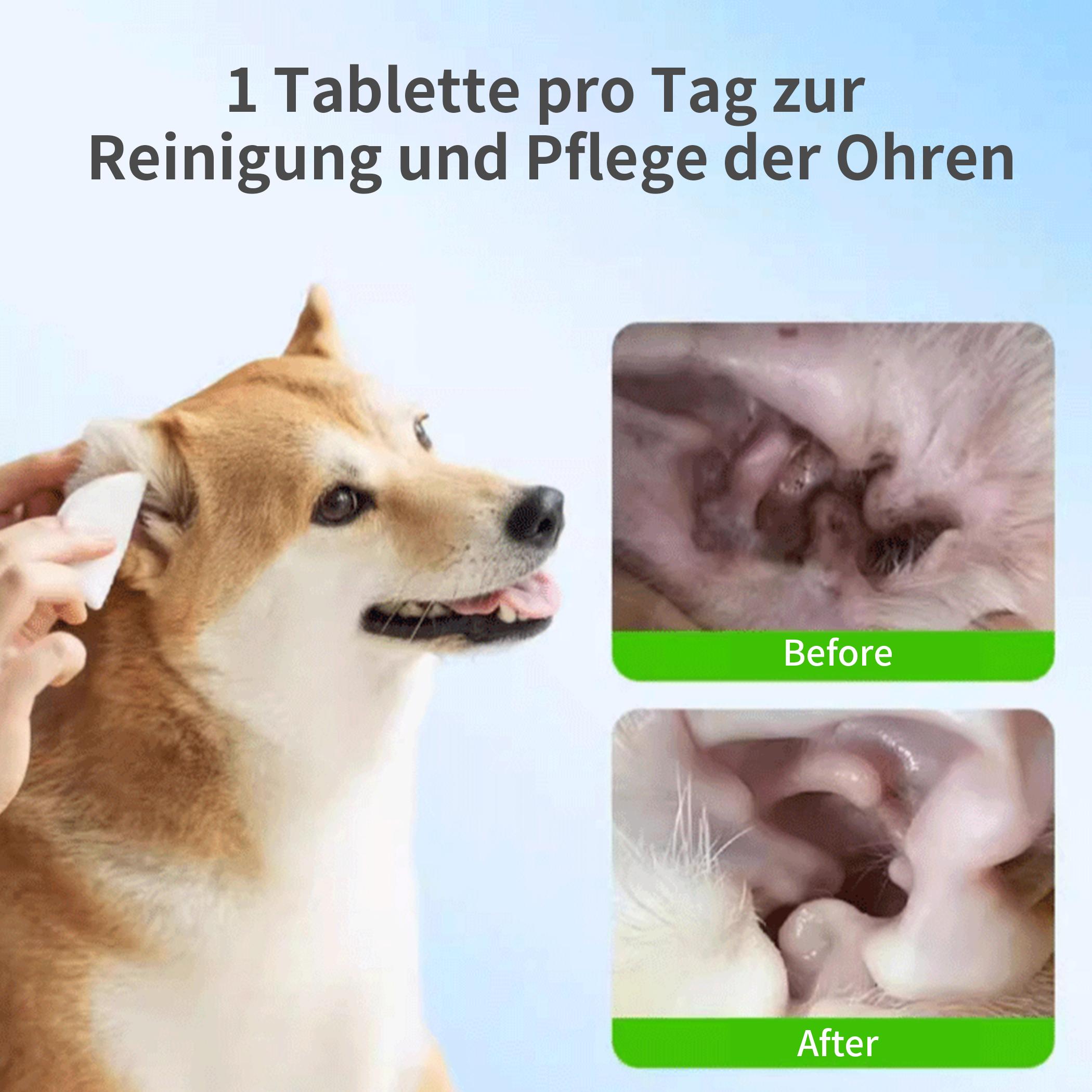 PetClear Pet Tear Stain Wipes for Cats and Dogs