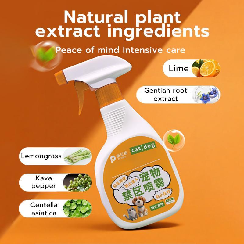 PetClear Pet No-Go Area Training Spray 450ML - Orange Scent