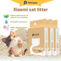 PetClear Tofu Cat Litter 6L - Low Dust Deodorizing Formula