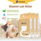 PetClear Tofu Cat Litter 6L - Low Dust Deodorizing Formula