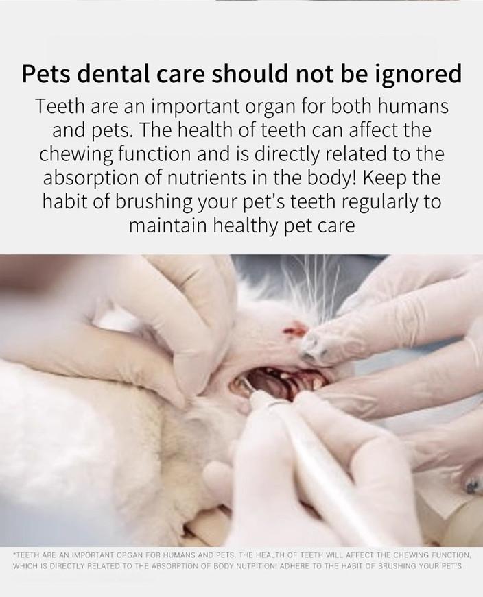 PetClear Pet Finger Toothbrush and Toothpaste Set