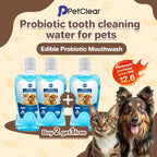 PetClear Pet Mouthwash for Cats and Dogs - Breath Freshener